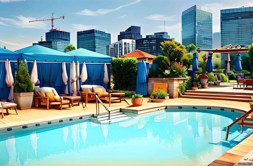 The Peninsula Beverly Hills pool